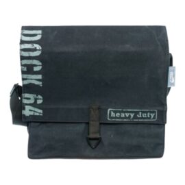 Bolso Lateral Newlooxs Dock Messenger Lona Negro