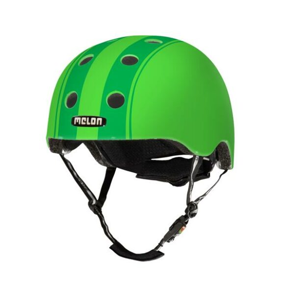 CASCO MELON DECENT DOBLE VERDE FRANJAS VERDES MD-LG 52-58cms
