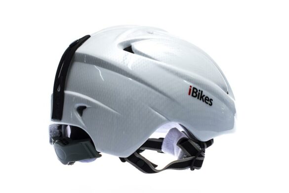 CASCO URBANO IBIKES C/ORJERAS BLANCO MS-86 SM(53-55CMS)