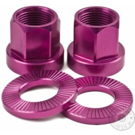 TUERCA SALT ALUMINIO CNC 7075T HILO 3/8 PURPURA