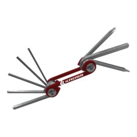 Llave Multiple Kross Star K-8 Rojo