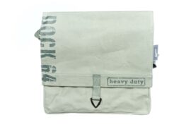 BOLSO LATERAL NEWLOOXS DOCK MESSENGER LONA GRIS 11,5LT 35X28X12 CMS