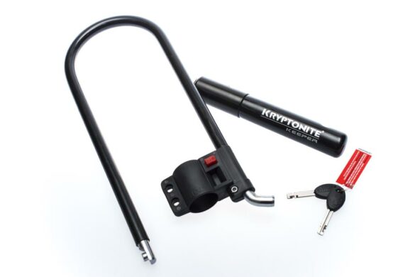 CANDADO U KRYPTONITE NIVEL 5 KEEPER LS 12MM 2 LLAVES 10,2 X 29CMS (NEGRO)
