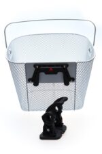 CANASTO FLOTANTE REJILLA MEDIANO BLANCO ENGANCHE CON BOTON MEDIDA ES 35 X 25 X 26,5 CMS