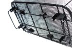 CANASTO TRASERO DESMONTABLE REJILLA HT-201 NEGRO ENGANCHE A PRESION, 40X26X32 CMS