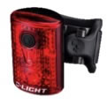 LUZ TRASERA LED 4 MODOS RECARGABLE USB