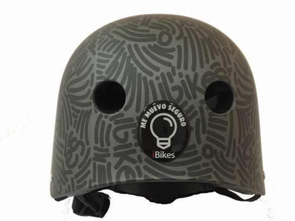 CASCO BOLITA IBIKES MTV-12 IBIKES  S-M GRIS MATTE