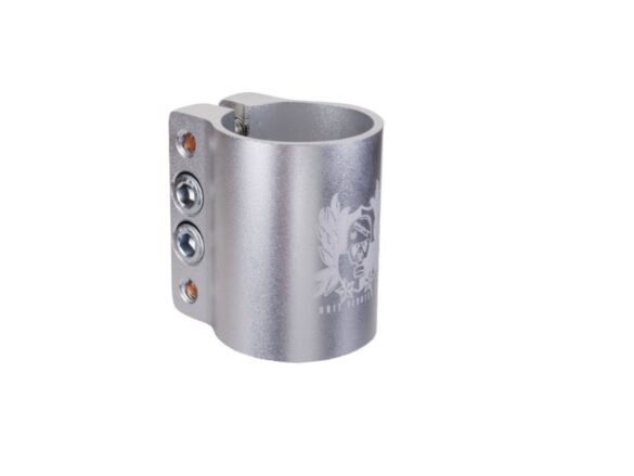 CLAMP GRIT QUAD 4 PERNOS 31.8mm SILVER