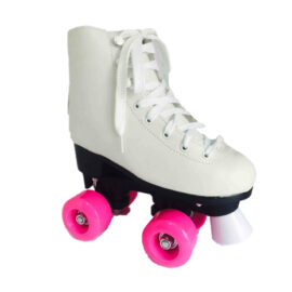 Patin blanco tipo bota