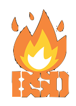 STICKER BSD FLAMED