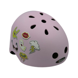 Casco ibikes mtv-12 patch rosado