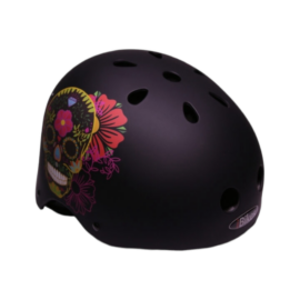 Casco Ibikes Calavera Negro