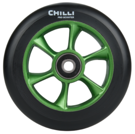 Rueda Scooter chilli Turbo 110mm negro verde