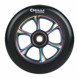 Rueda Scooter Chilli Turbo 110mm Negro Tornasol