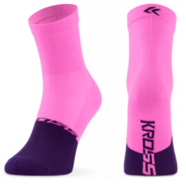 Calcetines MTB Kross Active Lady Mid Violeta