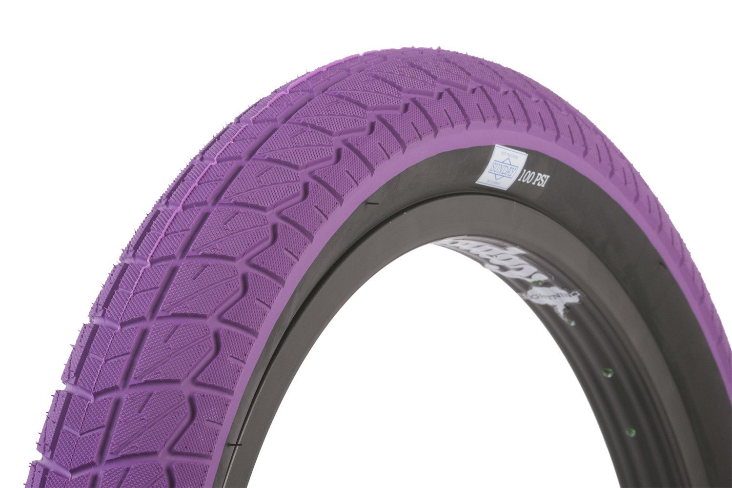 Bmx morada top y negra