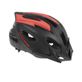Casco Kross Ribelo Negro y Rojo