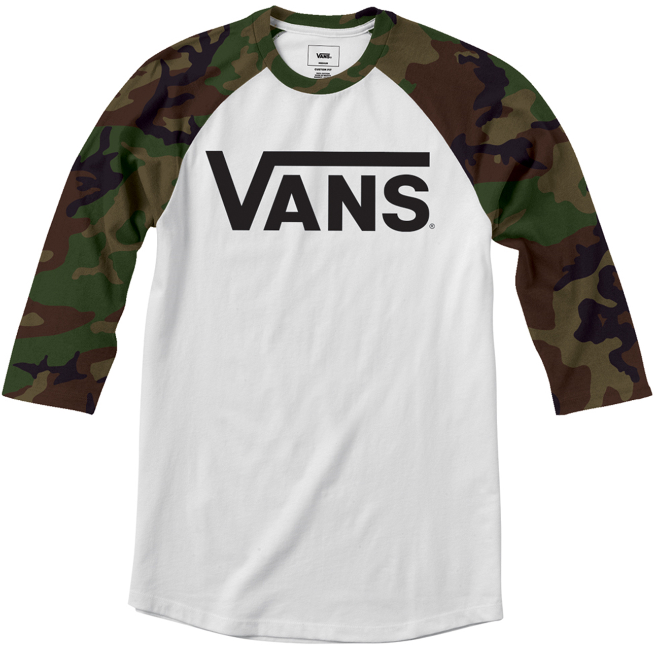 Polera vans hotsell manga larga