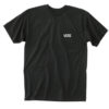 Polera Vans Left Chest Logo Negra