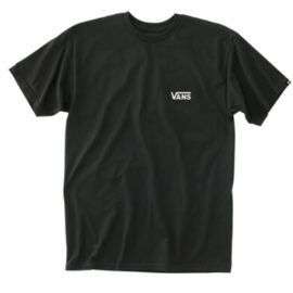 Polera Vans Left Chest Logo Negra