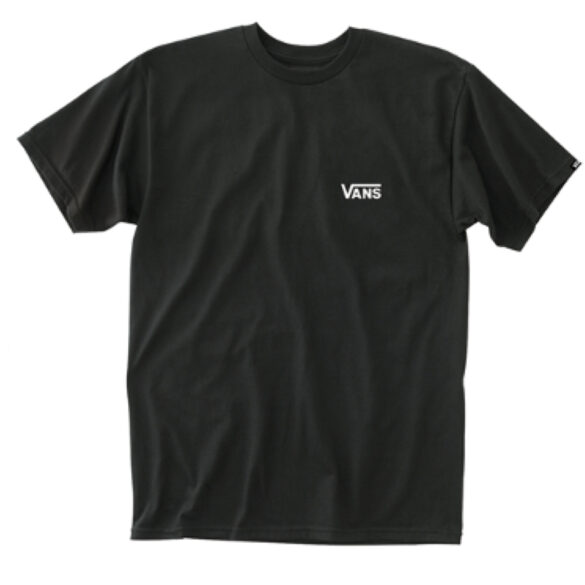 Polera Vans Left Chest Logo Negra