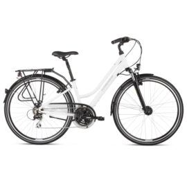 Bicicleta Trekking Mujer Kross Trans 3.0 en color blanco