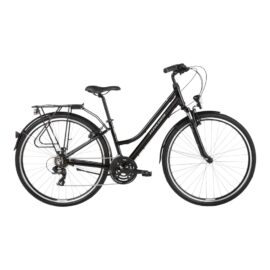 Bicicleta Trekking Kross Trans 1.0 Dama SR Black Grey Glossy