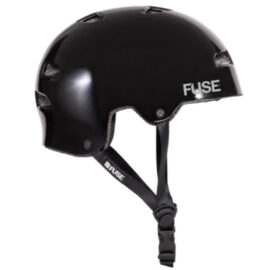 Casco Fuse Alpha Negro Brillante
