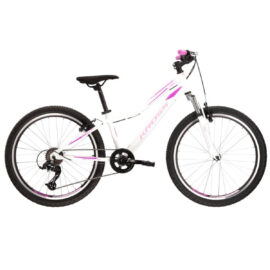 Bicicleta MTB Infantil Kross Lea Jr 1.0 Blanco Rosado
