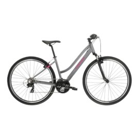 Bicicleta Cross Country Mujer Kross Evado 1.0 Gris