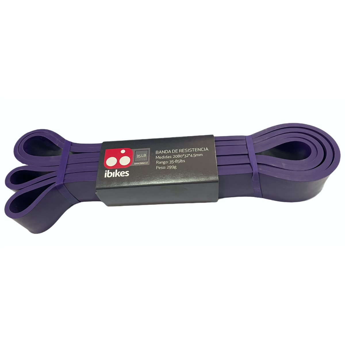 Banda De Resistencia Ibikes 35-85 Libras Morado