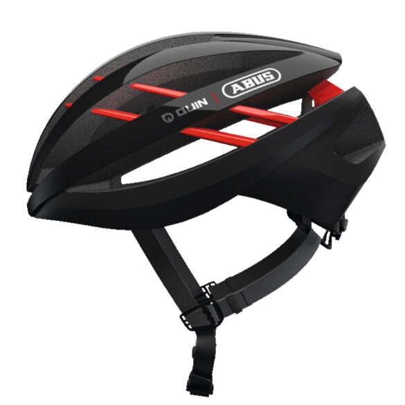 Casco Abus Aventor Quin Negro Rojo