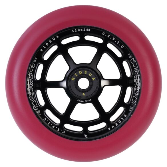 Ruedas Scooter Urbanartt Civic Negro Rojo
