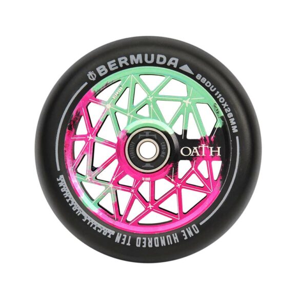 Ruedas Scooter Oath Bermuda Verde Rosado Negro