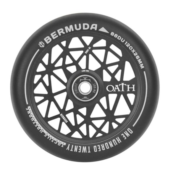 Ruedas Scooter Oath Bermuda Negro Satin Anonizado