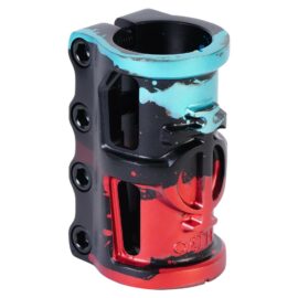 Abrazadera Scooter Oath Cage V2 Negro Celeste Rojo