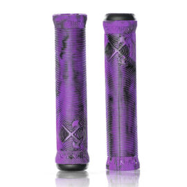 Grips BMX Demolition Axes Sin Flange Mix Negro y Morado