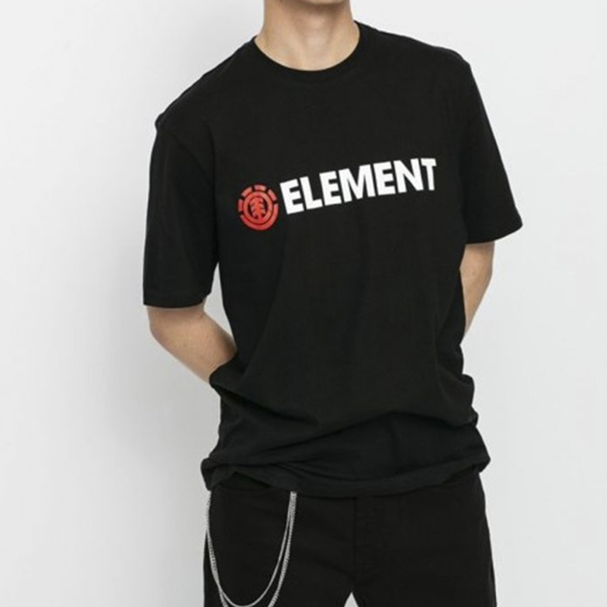 Polera Element Blazin SS Flint Negra