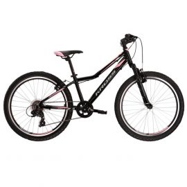 Bicicleta MTB Infantil Kross Lea Jr 1.0 Negro Rosado