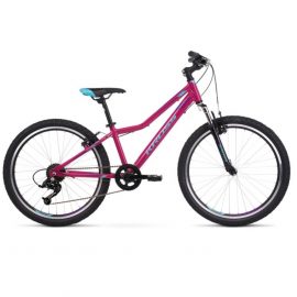 Bicicleta MTB Infantil Kross Lea Jr 1.0 SR Pink Blue Purple