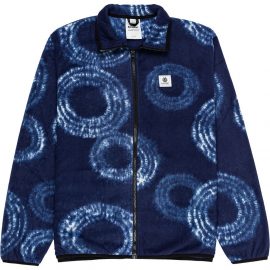 Poleron Element Abenaki Light Circle Tie Die Blue