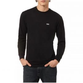 Polera Vans Manga Larga Mn Left Chest Hit Black