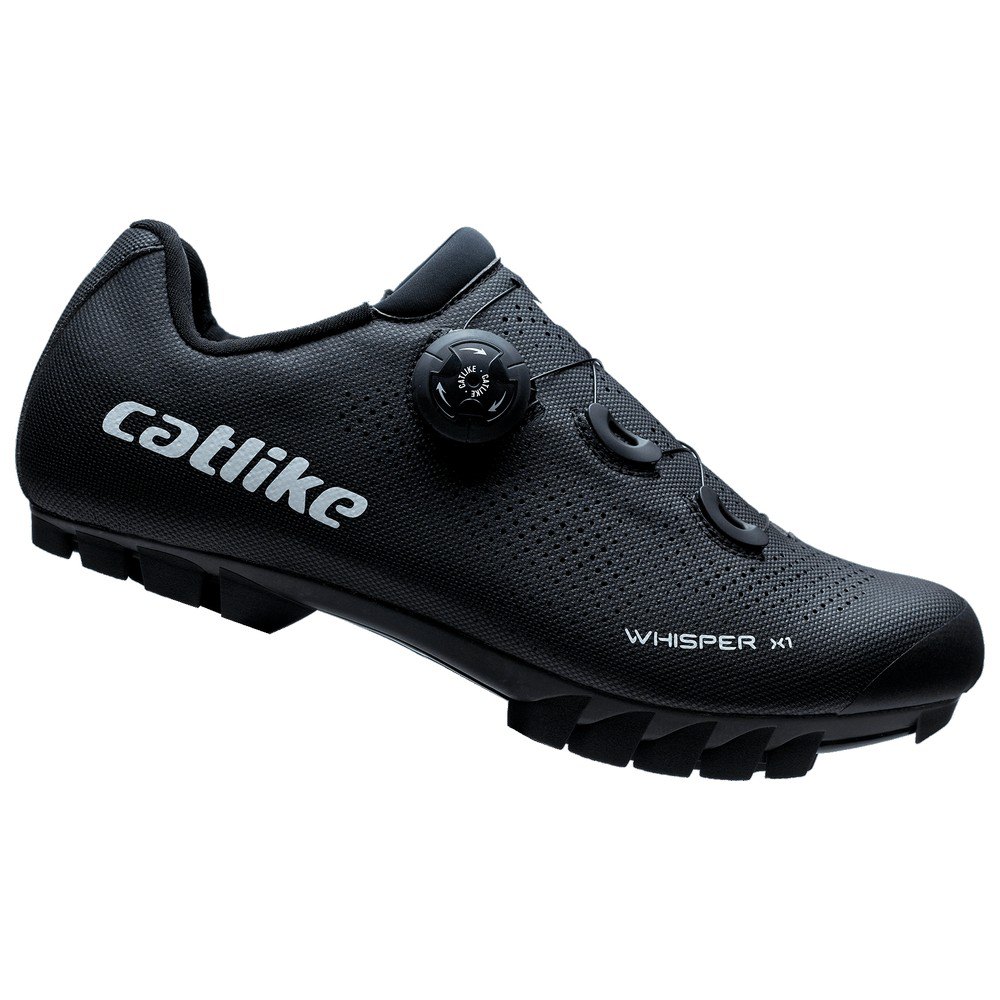 vía jefe Nuez Zapatillas MTB Catlike Whisper X1 Nylon Negras