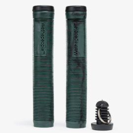 Grips BMX Wtp Perfect Sin Flange Verde Negro Swirl