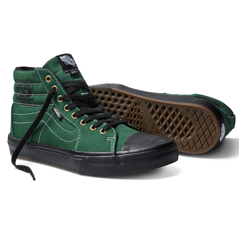 vans verde oscuro