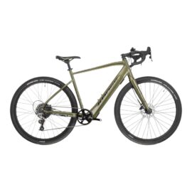 Bicicleta Gravel Kross Esker Hybrid 2.0 MS Electrica Khaki