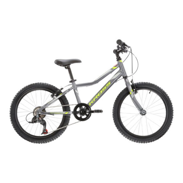 Bicicleta Kross Hexagon Mini 1.0 SR Gris/Lima Brillante