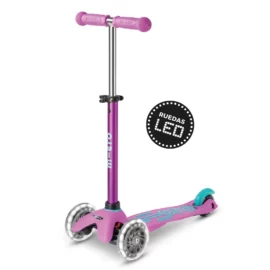 Scooter Infantil Micro Mini Deluxe Led Lavanda